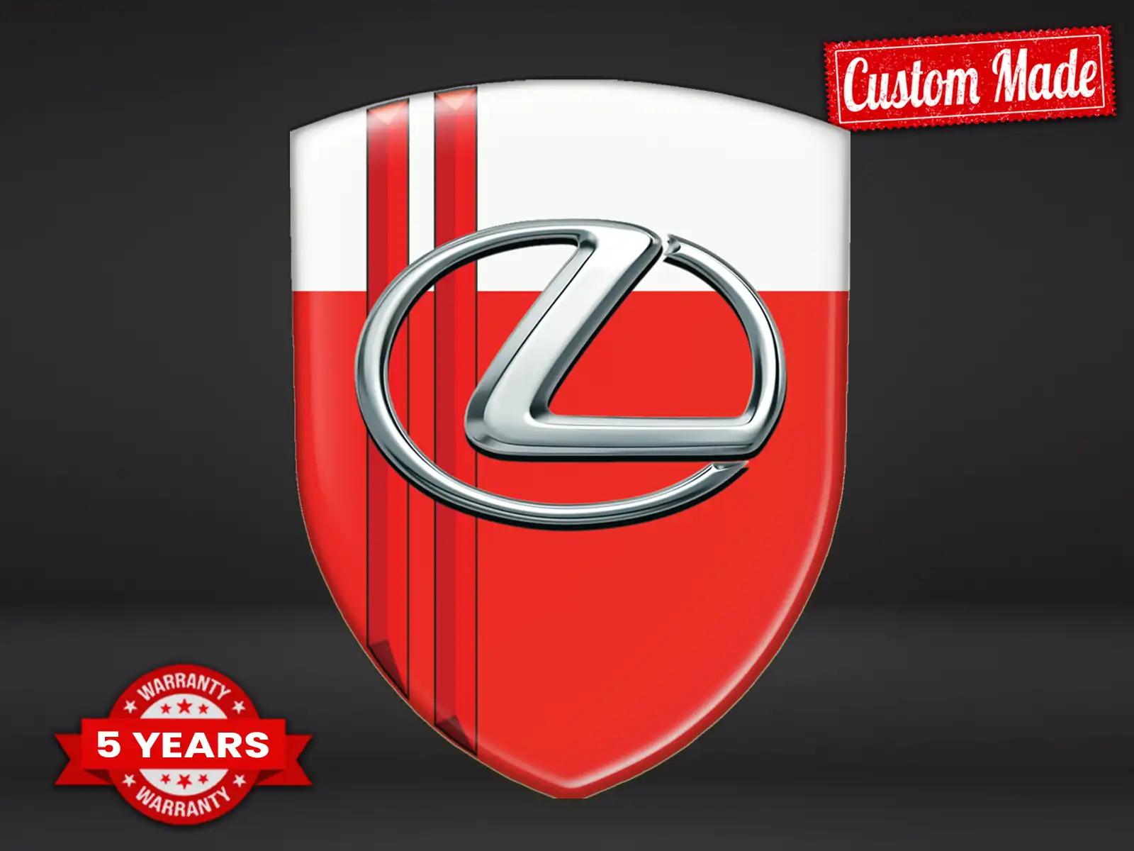 Lexus Logo Silicone Auto Universale Pregiato Pro